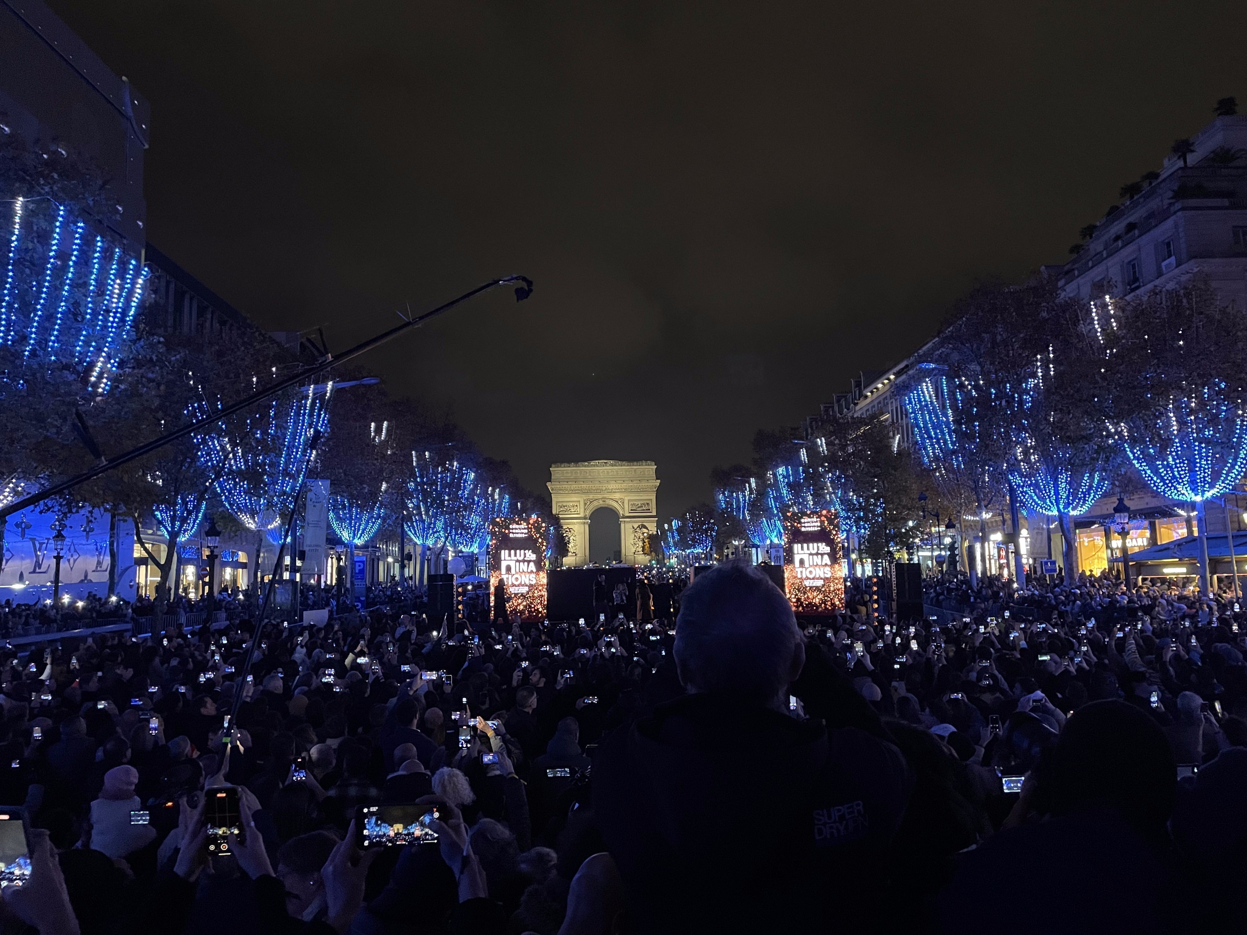 Inauguration des illuminations des Champs-Elysées 2025