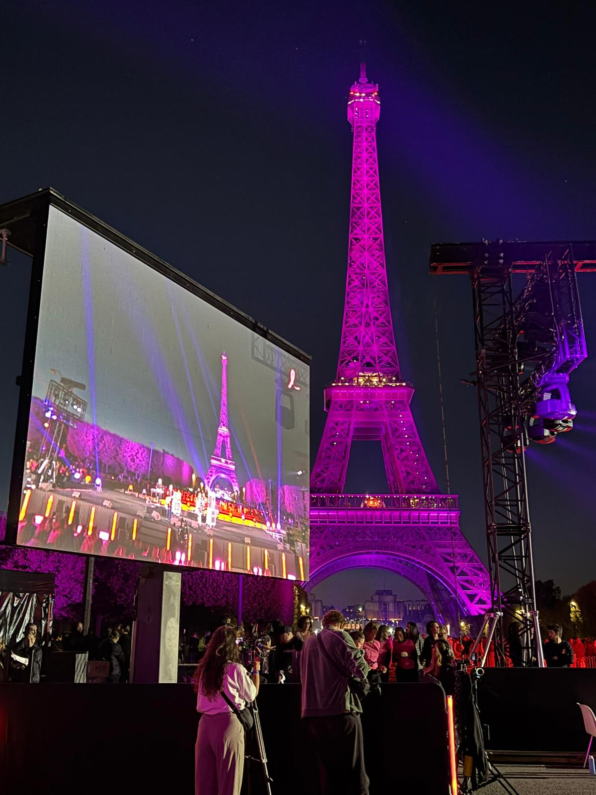Octobre Rose - Spectacle sur le Champs de Mars