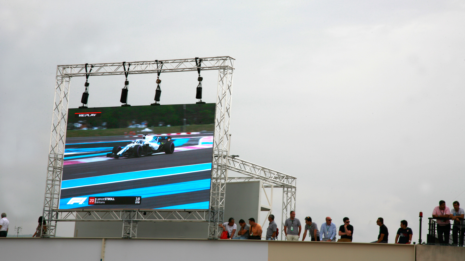 Pantalla Gigante Led Supervision Gran Premio F1 Francia 18 Supervision